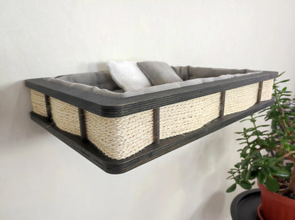 ThePawShelf™ – Wall-Mounted Cat Bed